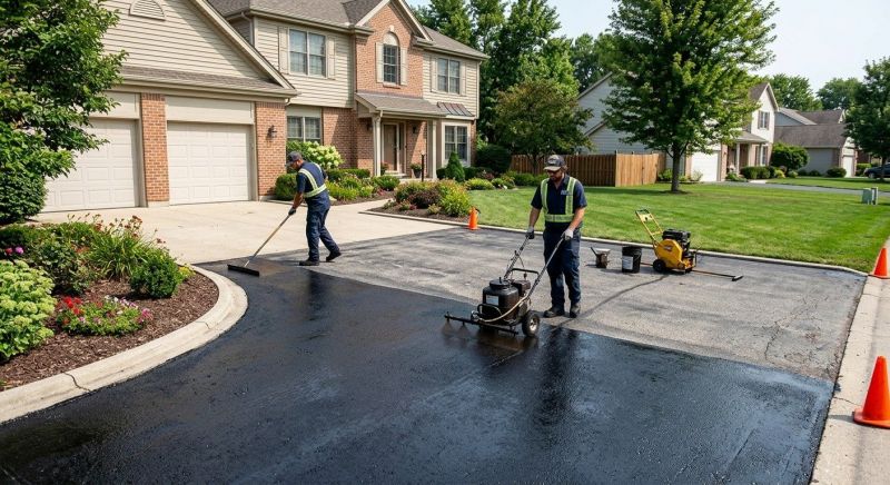 Asphalt Slurry Sealing in Grand Rapids, MI